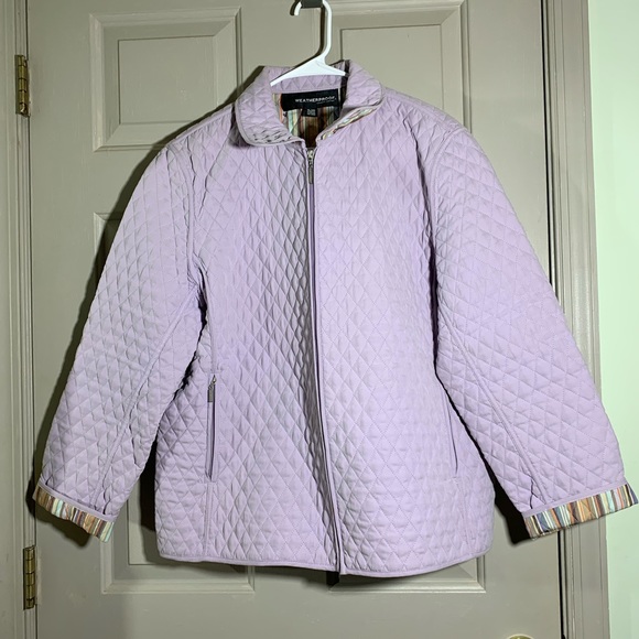 Weatherproof Lilac quilted jacket zip pockets XL - Picture 1 of 6